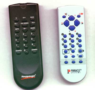De WinTv en PCTV zappers