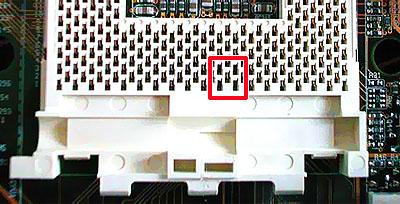 Duron overclocking project: Duron socket FID verbouwd