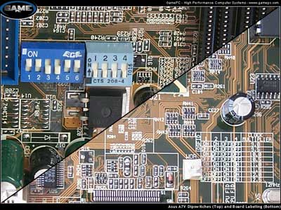 Asus A7V multiplier settings en dipswitches