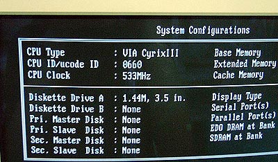 VIA Cyrix III foto\'s