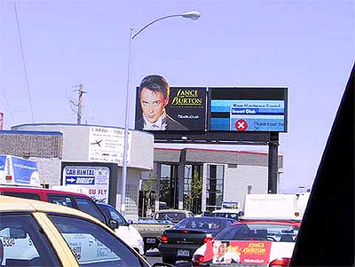 Billboard met Windows foutmelding
