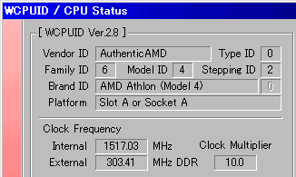Tbird op 1517 MHz