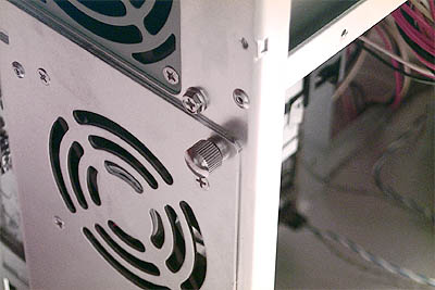 Coolermaster ATC-200 review - outtake fan en schroef