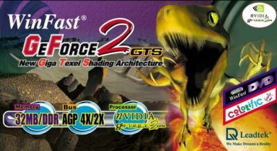 Leadtek WinFast GeForce2 GTS 64MB doos