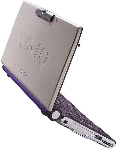Sony Vaio subnotebook met Crusoe TM5600 proc
