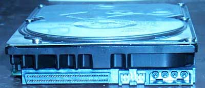 achterkant SCSI HD