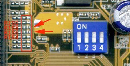 Asus K7V weerstanden