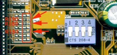 Asus K7V-T weerstanden
