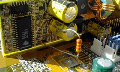 Asus A7V voltage mod