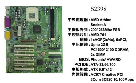 Tyan S2398 foto & specs