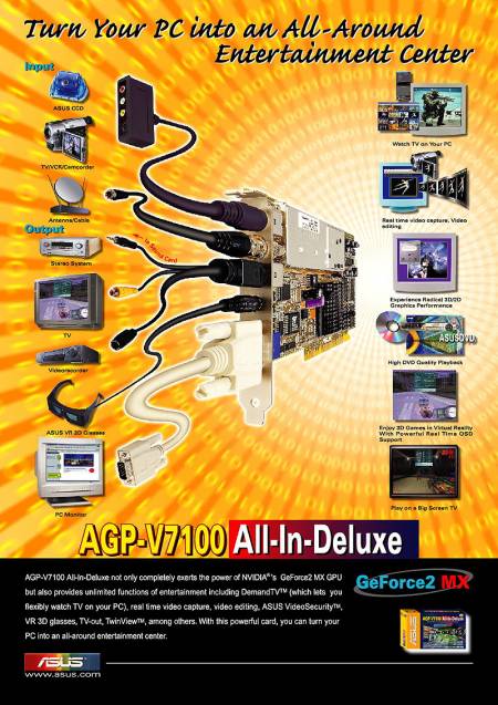 Asus V7100 All-In-Deluxe advertentie