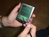 PDA roundup - Palm Vx in de hand