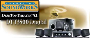 Cambridge Soundworks DTT3500 Surround Speaker System