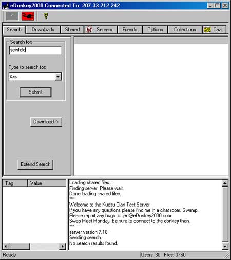 EDonkey screenshot