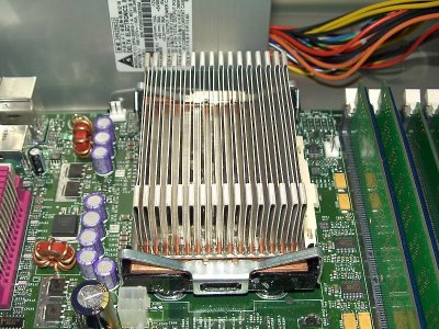 Pentium 4 met heatsink