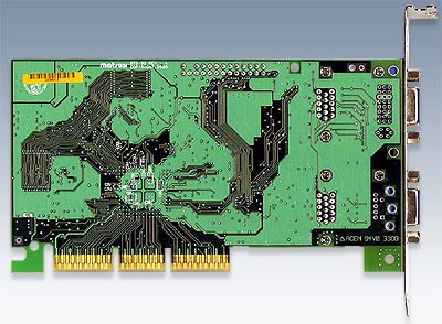 Matrox G450 review - achterkant
