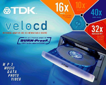 TDK VeloCD 16/10/40