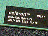 Intel Celeron 800/100MHz FSB
