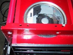 DVD mod - top view