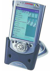 PDA roundup - Compaq iPAQ H3630 in cradle 2