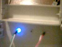 Blauwe kast led