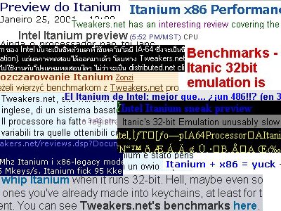 Itanium review in het nieuws