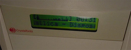Crystalfontz LCD display