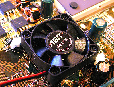 Abit KT7 - Chipset fan
