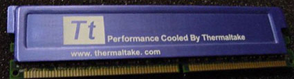Thermaltake DDR module met heat spreader