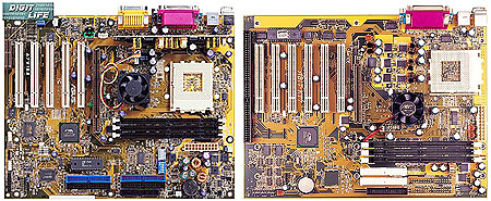 Asus A7V vs Abit KT7A-RAID (2x klein)