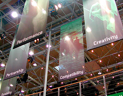 CeBIT 2001: AMD stand
