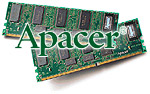 Apacer logo met DIMM