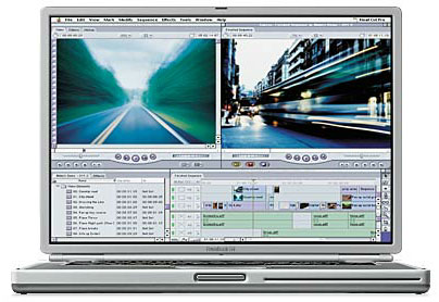 Apple Titanium Powerbook G4 (groot)