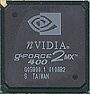 nVidia GeForce2 MX400 chip