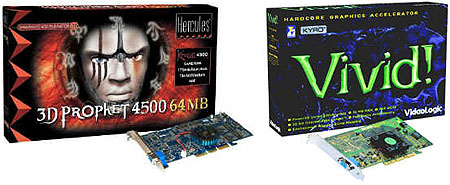 Hercules 3D Prophet 4500 en Videologic ViVid