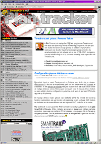 Tweakers.net hosting geschiedenis - Artemis .plan 1