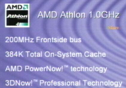 AMD Athlon 4 presentatie   sheet