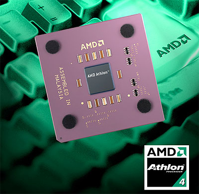 AMD Athlon 4 perspic met toetsenbord bg en  logo