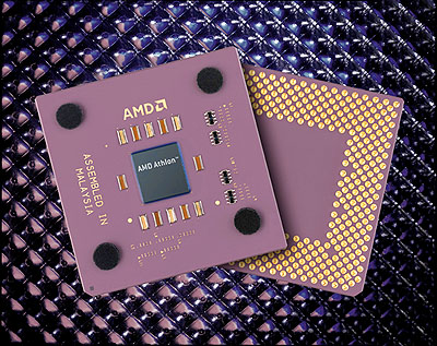 AMD Athlon 4 met coole background texture