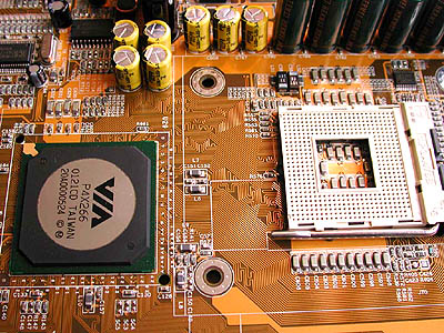 VIA P4X266 mockup