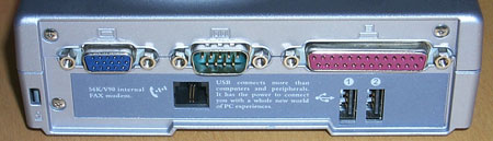 MiniatuurPC input/outputkant