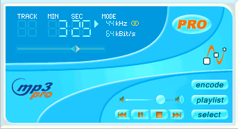 mp3PRO player screenshot