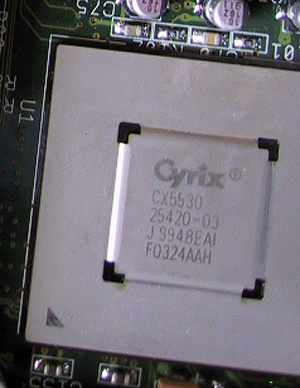 Compaq T1500 Cyrix processor