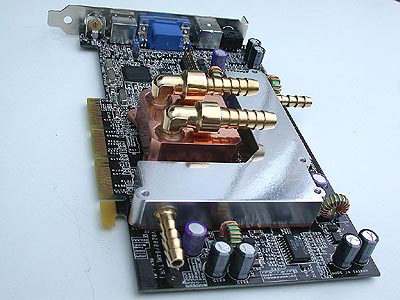 Waterkoeling op Asus GeForce3