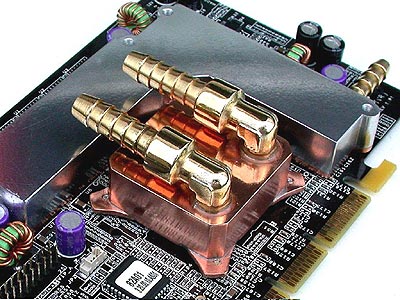 Waterkoeling op Asus GeForce3