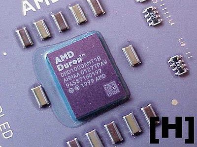 AMD 1GHz Duron (Morgan core)