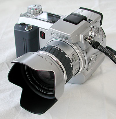 Minolta Dimage7 - voorgevel