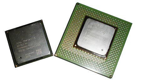 Voorkant Socket 423 & Socket 478 Pentium 4