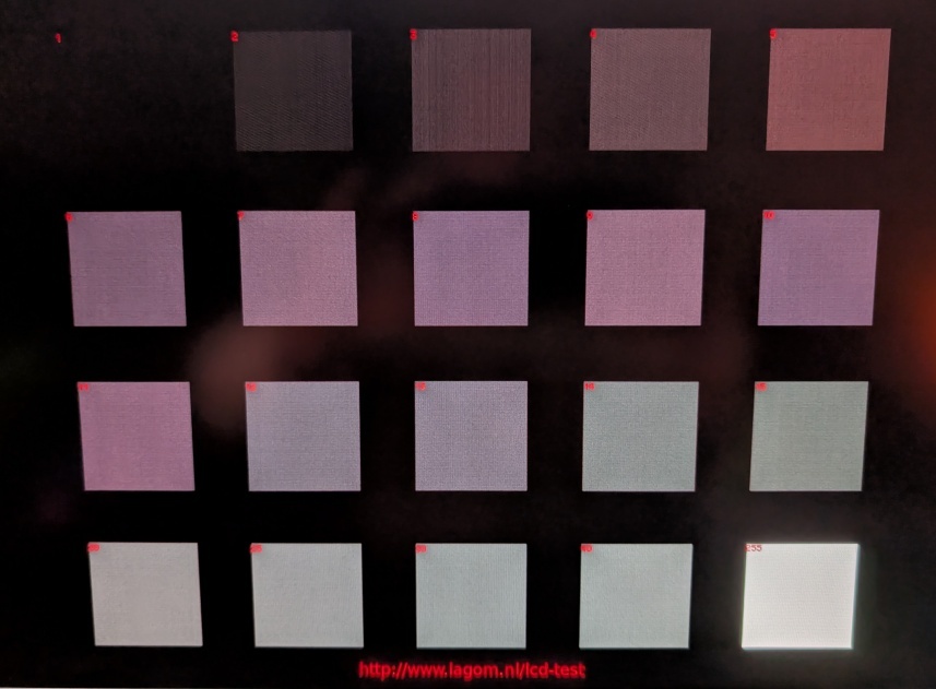 Grijstinten bij 60 hz