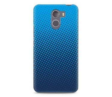 Just in Case Wileyfox Swift 2X Hoesje lichtblauwe cirkels